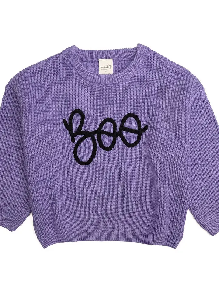 SWE Purple Boo Sweater