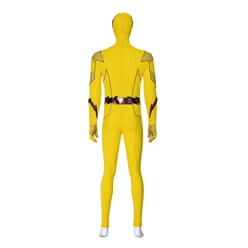 The Flash Reverse-Flash Jumpsuit Outfits Halloween Carnival Suit Cosplay Costume