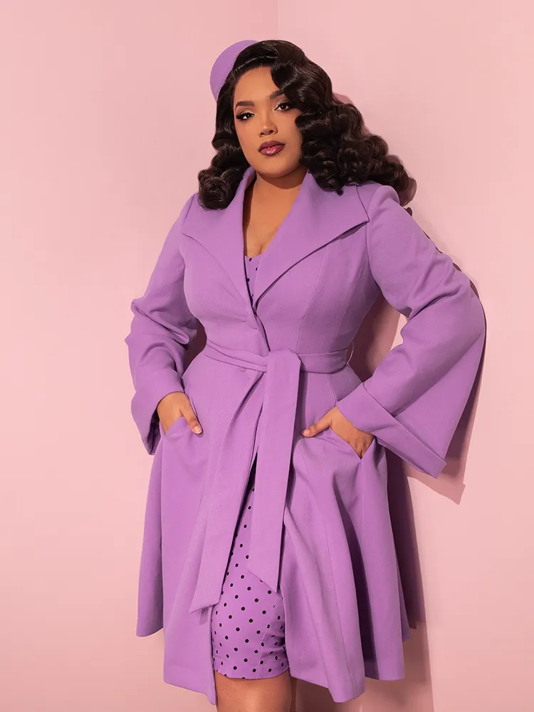 The Lili Coat in Lilac - Vixen by Micheline Pitt