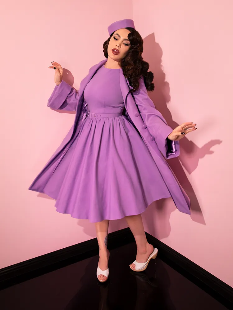 The Lili Coat in Lilac - Vixen by Micheline Pitt