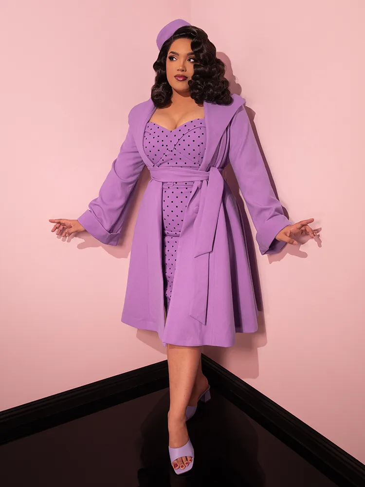 The Lili Coat in Lilac - Vixen by Micheline Pitt