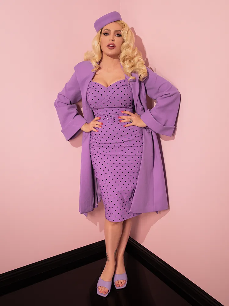 The Lili Coat in Lilac - Vixen by Micheline Pitt