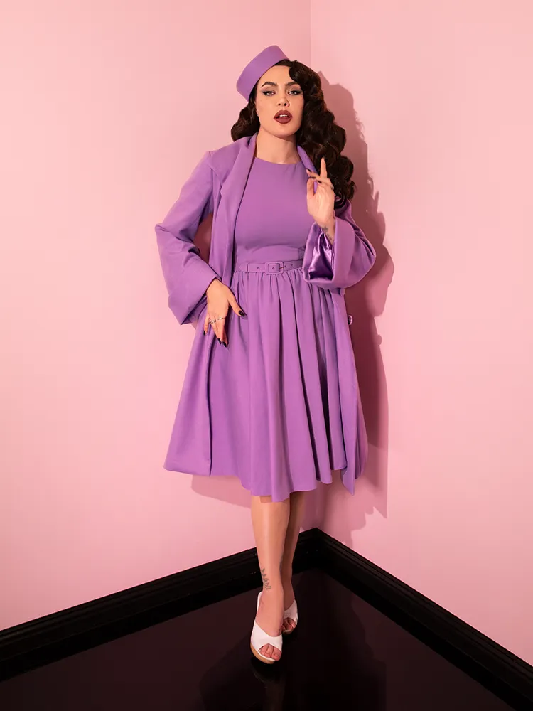 The Lili Coat in Lilac - Vixen by Micheline Pitt