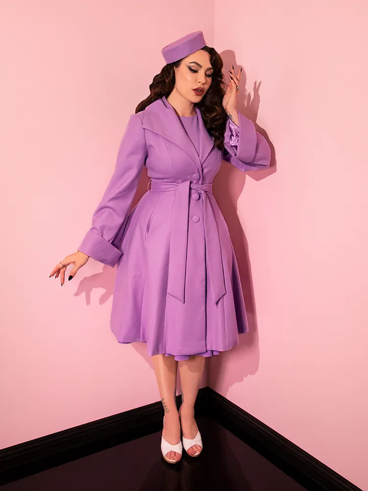 The Lili Coat in Lilac - Vixen by Micheline Pitt