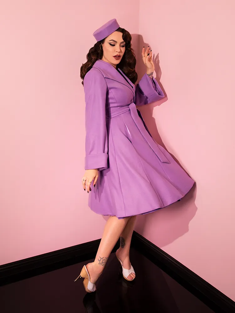 The Lili Coat in Lilac - Vixen by Micheline Pitt