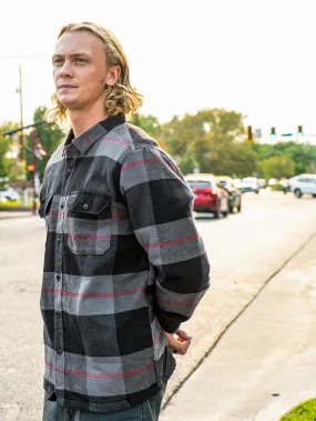 Trademan Plaid Long Sleeve Flannel - Castlerock