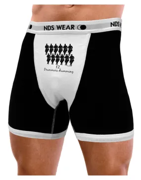 Twelve Drummers Drumming Text Mens Boxer Brief Underwear