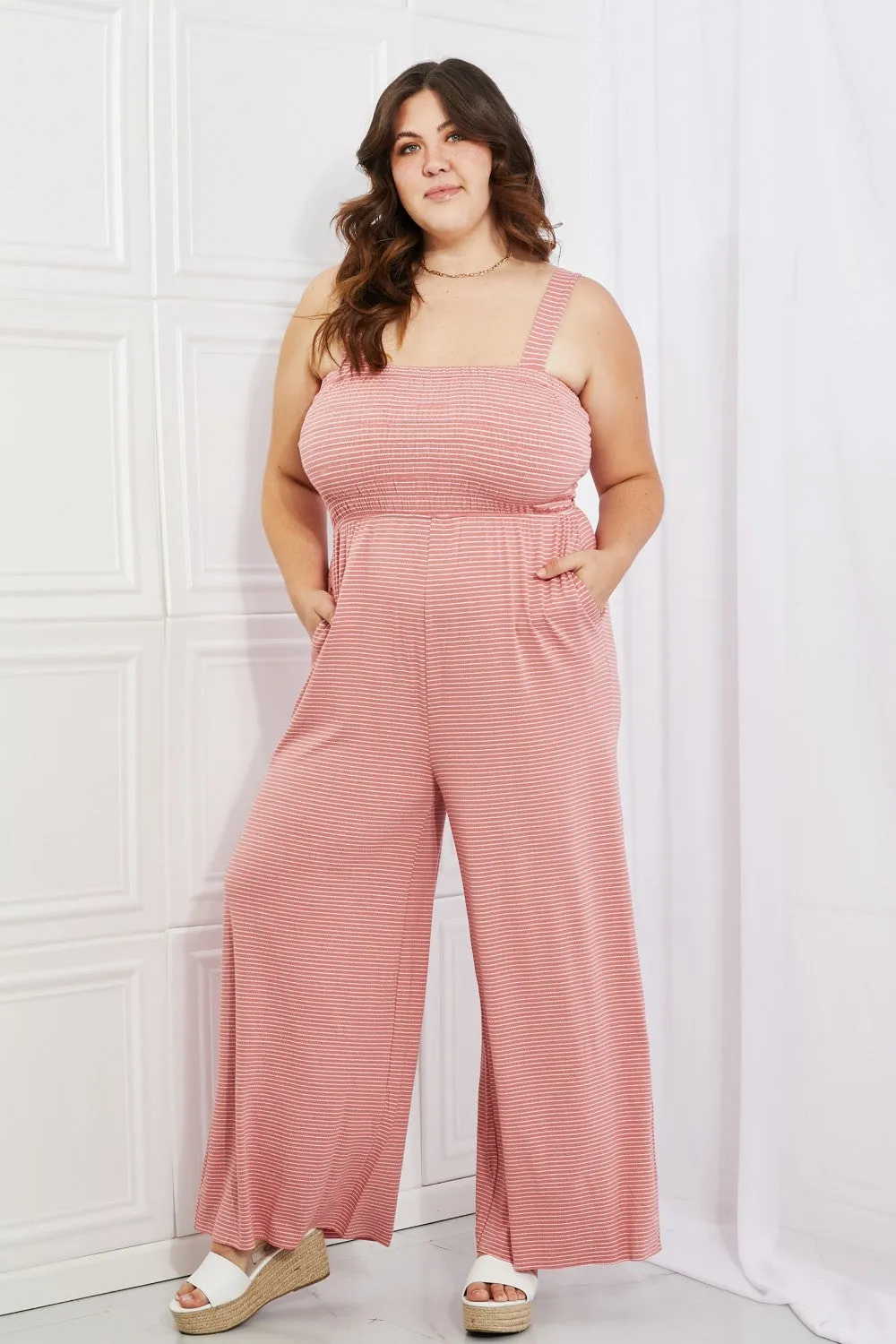 Urban Chic Striped Explorer Jumpsuit