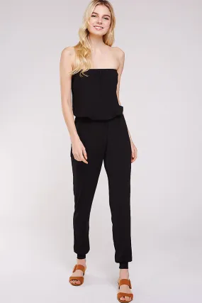 Urban X Black Strapless Jumpsuit