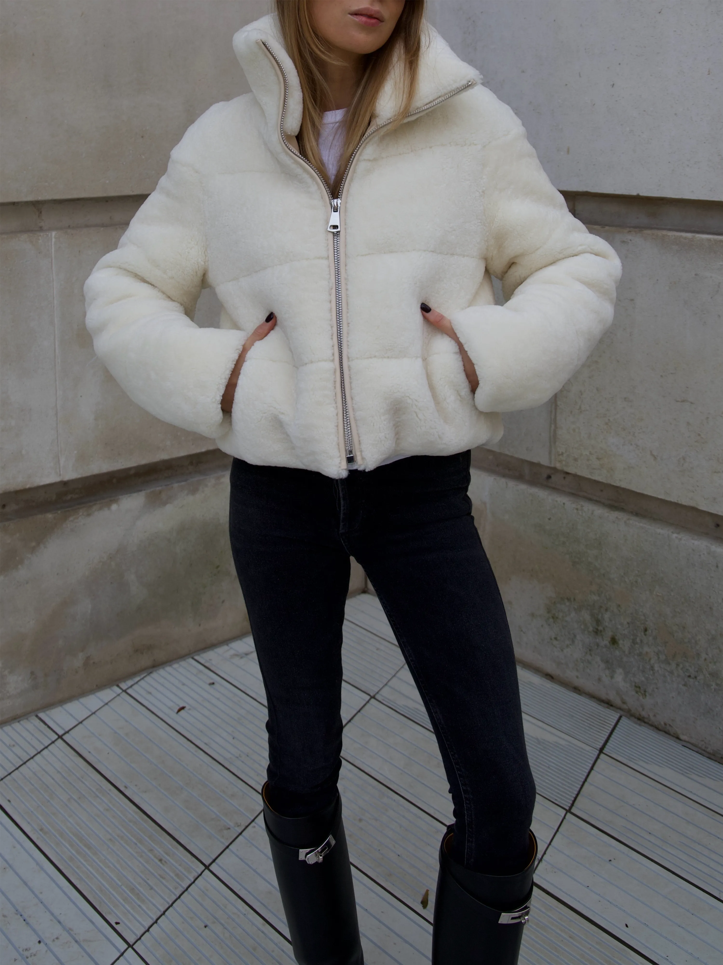 Vail Shearling Puffer