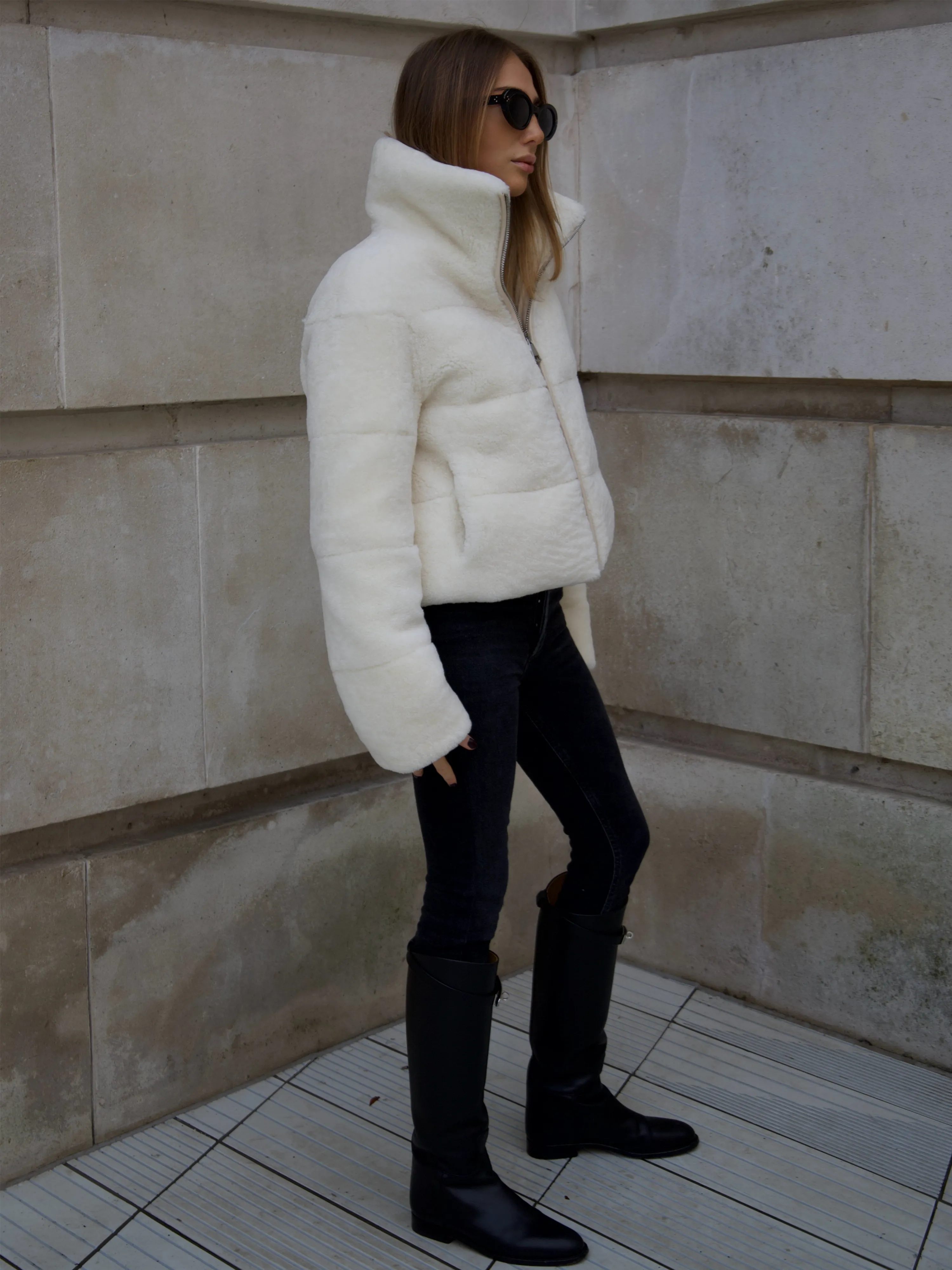 Vail Shearling Puffer