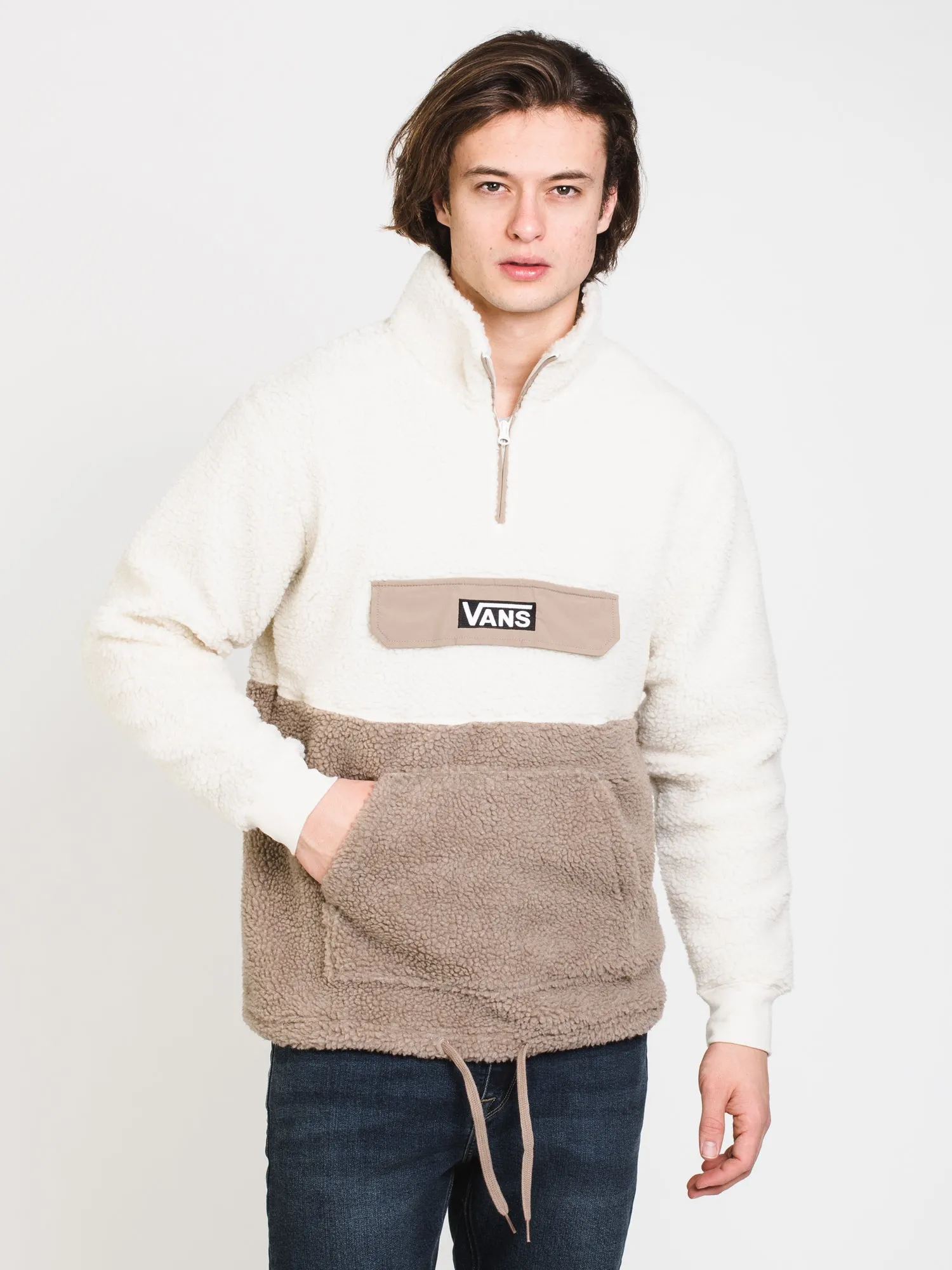 VANS REDMON 1/4 ZIP SHERPA  - CLEARANCE