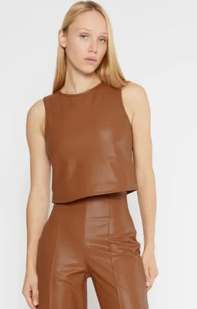 Vegan Leather Tank Top