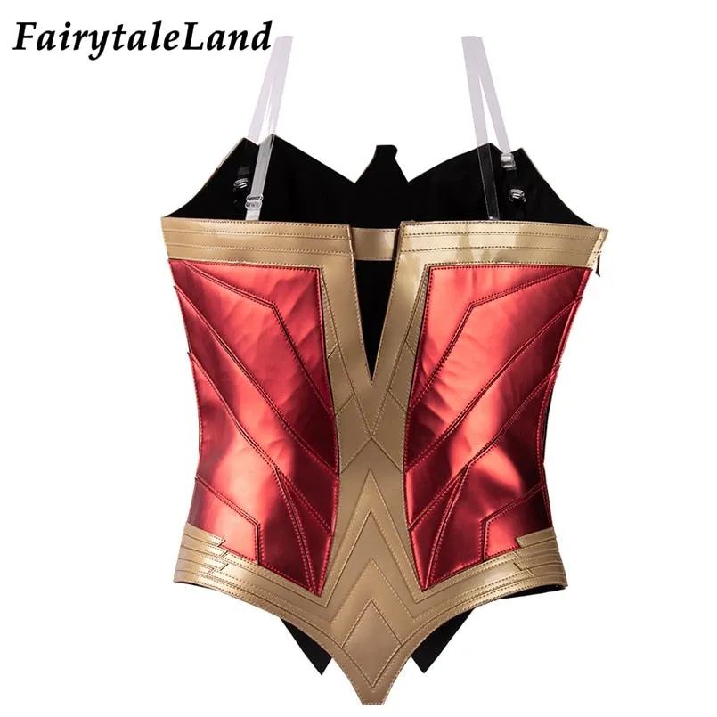 VenusFox Wonder Girl Cosplay Costume Halloween Superhero Outfit Diana Prince Uniform Boots Fancy Cape Sexy Suit