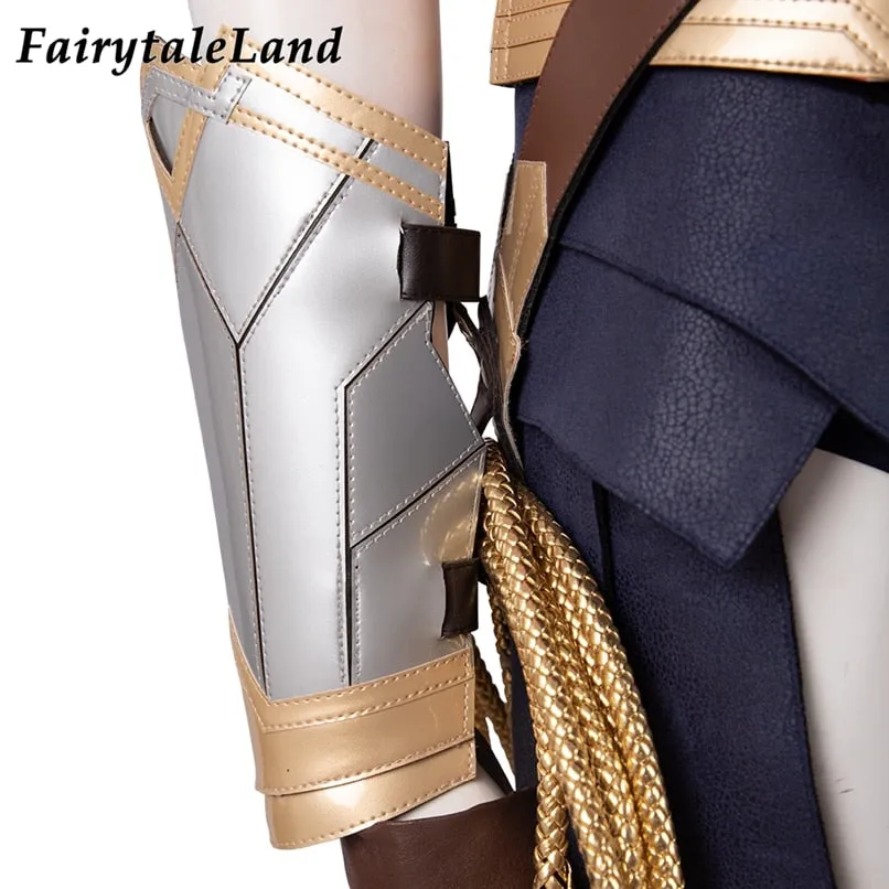 VenusFox Wonder Girl Cosplay Costume Halloween Superhero Outfit Diana Prince Uniform Boots Fancy Cape Sexy Suit