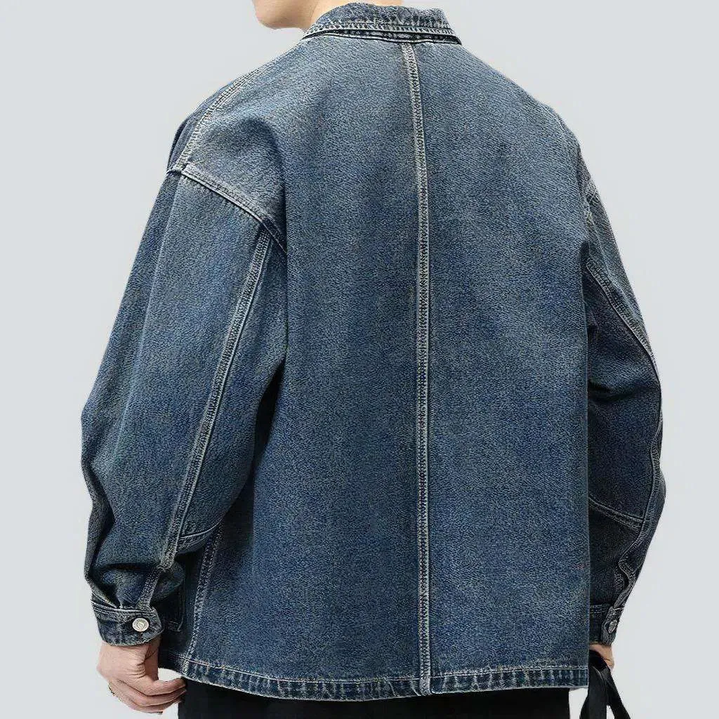 Vintage oversized men's jean jacket