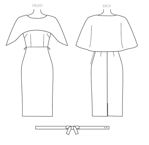 Vogue Pattern V1579 Misses'/Misses' Petite Dress