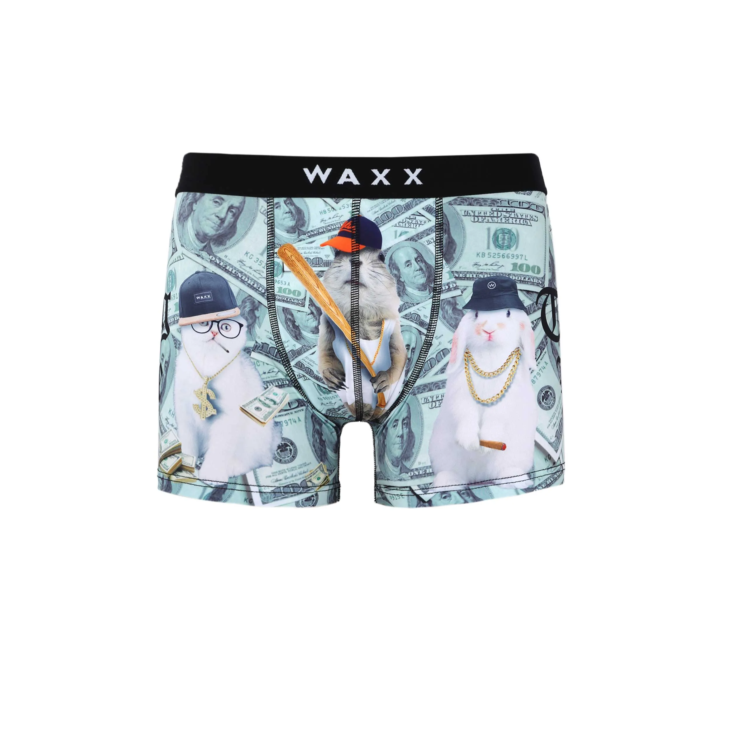 Waxx Thug Life Boxer Short in Green