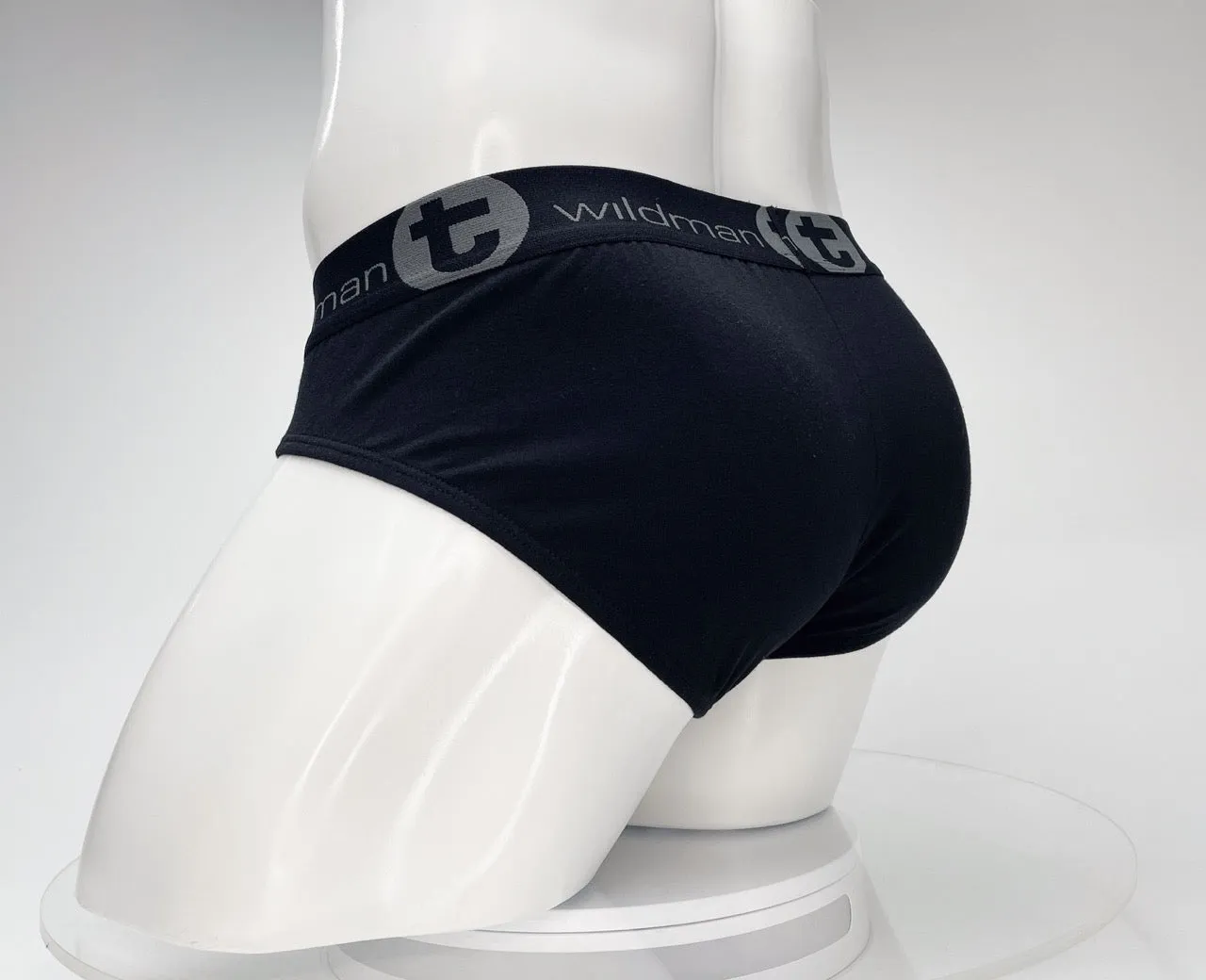 WildmanT Cotton Monster Cock Brief Black