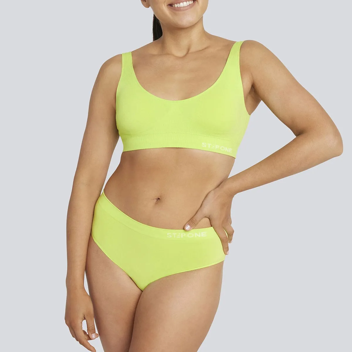 Women's SmoothFit Bikini Brief - Lime Spark