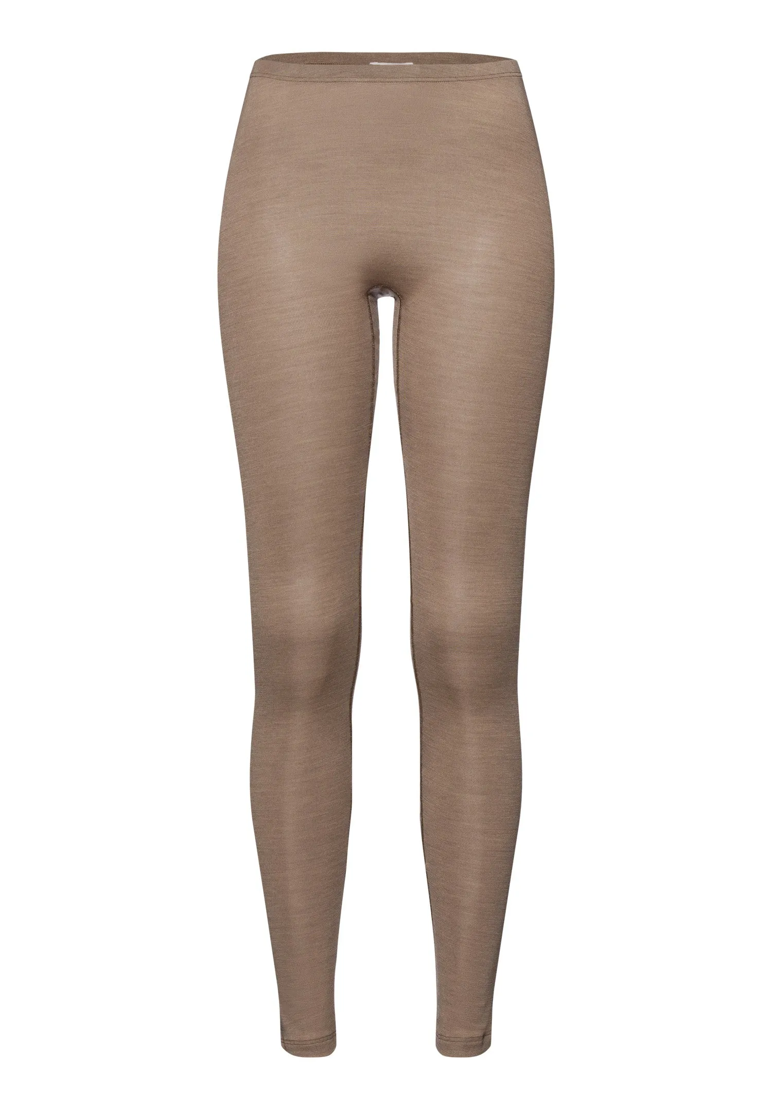 Woolen Silk W Wool and Silk Leggings | Taupe 71422-2847