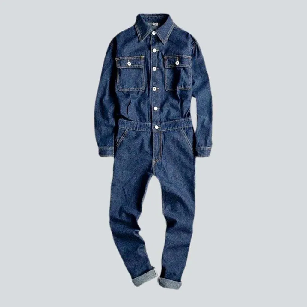 Y2k jeans jumpsuit for men