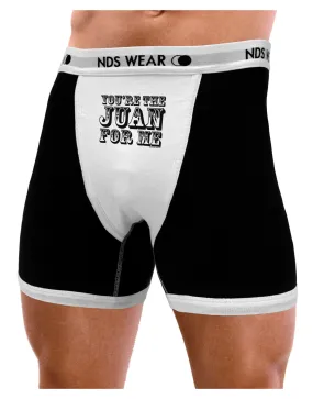 You Are the Juan For Me Mens Boxer Brief Underwear