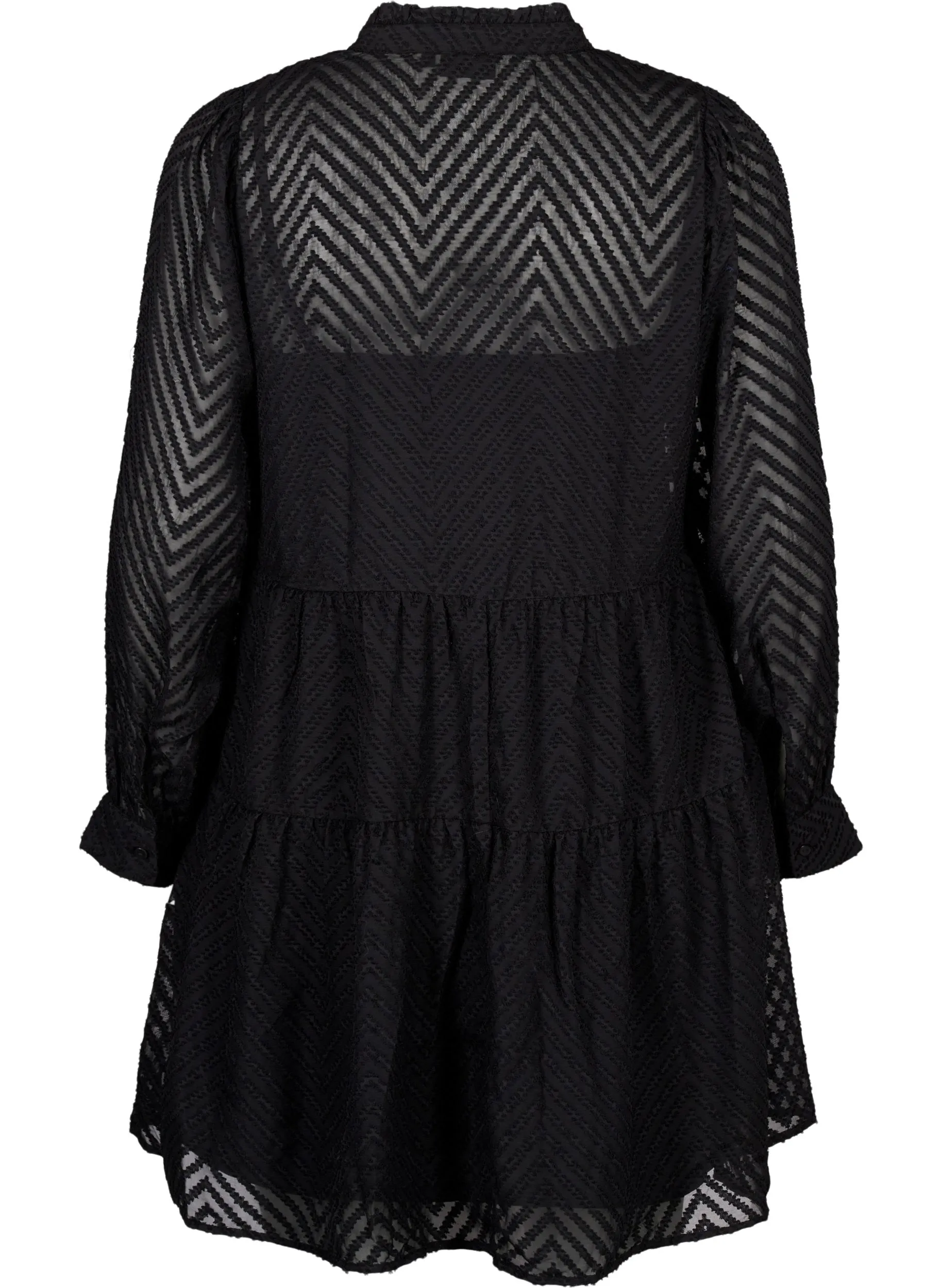 Zizzi Hut Dress in Black